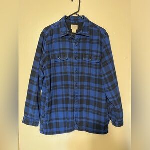 L.L. Bean fleece lined shirt